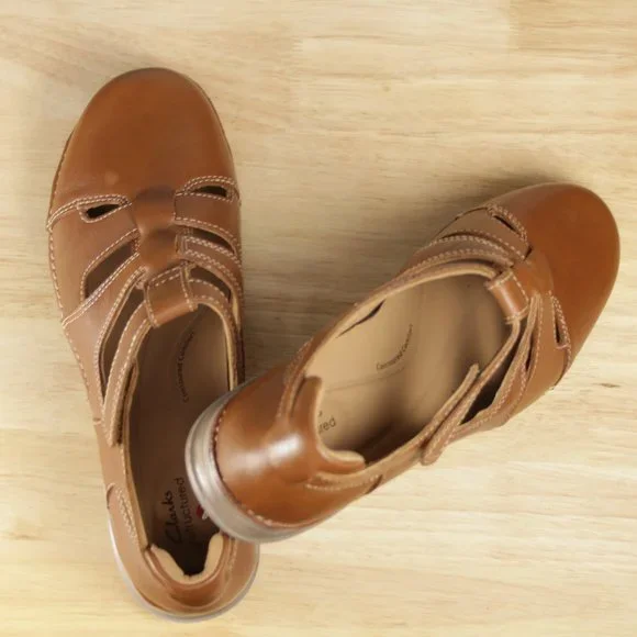 Clarks Unstructured appley strap fisherman sandals 7.5 - Picture 8 of 15